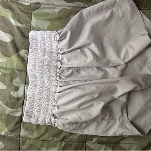 Nike Gray Athletic Shorts with Elastic Waistband